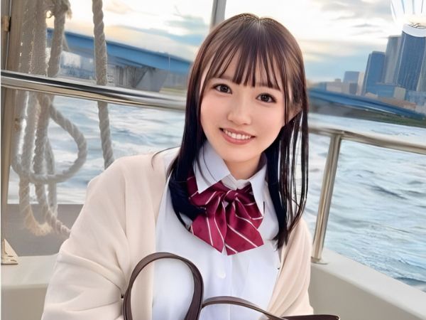 【制服美少女のイチャラブ生ハメ】『気持ち良すぎて止まらない…』可愛すぎるJKが彼氏とラブラブセックス！突かれる度に感度MAXのマンコが絶頂を繰り返し、甘い喘ぎ声が響き渡る！♡