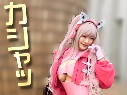 【爆乳コスプレイヤー】『ファン限定♥』Hカップ美少女がオフパコ解禁！手マンで大噴射＆コスプレ衣装を乱しながら激ピストン！オタク心をくすぐるエロ可愛い姿に興奮必至！