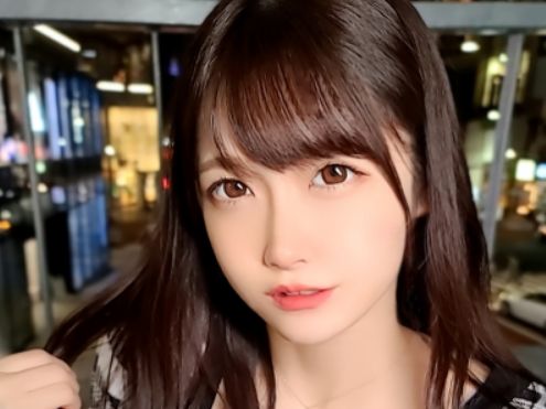 【黒髪清楚系女子の裏の顔】『えっちなことしよっか？』清純派美少女がフェラチオテクニック披露！最後は可愛い顔にぶっかけちゃうドッキリ企画！
