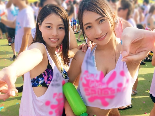 【ヤリマンJD乱交】小柄華奢ボディにデカチンねじ込み！ノリノリ女子大生たちが大人チンポで乱れまくるハメ撮りセックスパーティー♡